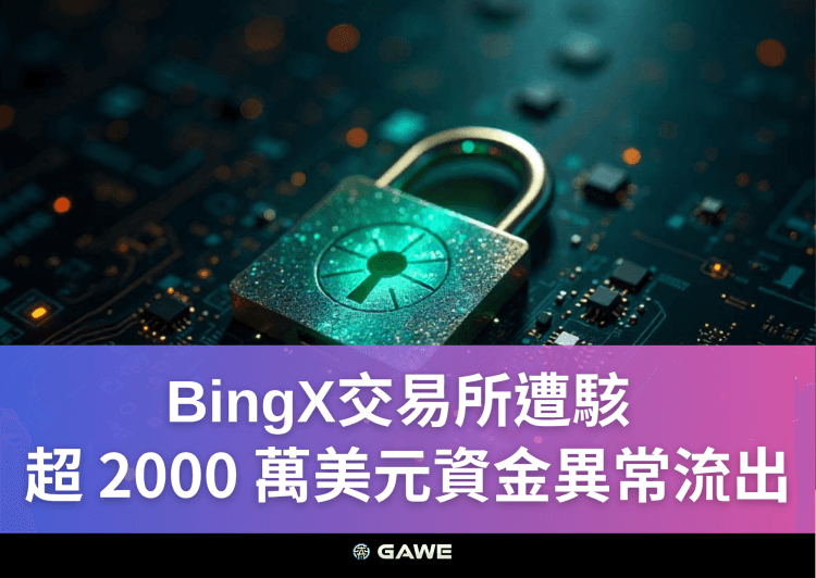 BingX交易所遭駭，超 2000 萬美元資金異常流出