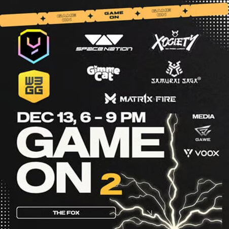 Game On 2:台北區塊鏈週最值得期待的遊戲盛會!