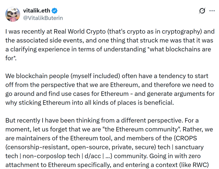 从「全球计算机/结算层」到「公告板」：以太坊和 Vitalik 想做什么？