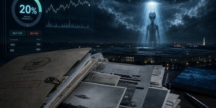 UFO文件公开后，预测市场只给外星人存在概率定价20%？