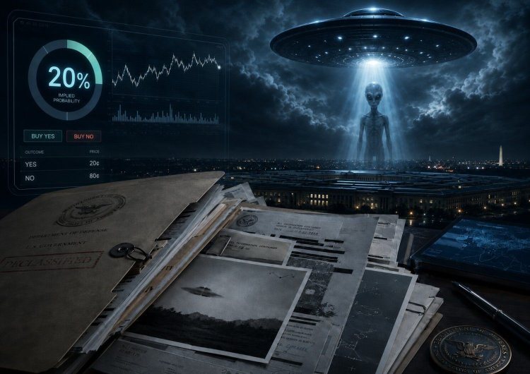 UFO文件公开后，预测市场只给外星人存在概率定价20%？