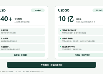 从 USDGO 到 OUSD：企业稳定币「跨过 10 亿」，距离百亿，还差什么？