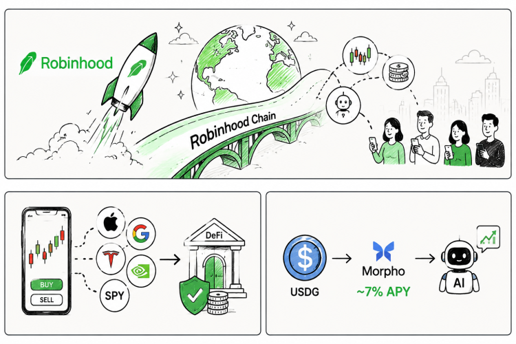 解读Robinhood公链：Stock Tokens全球上线 + Morpho 7%收益 + AI Agent交易