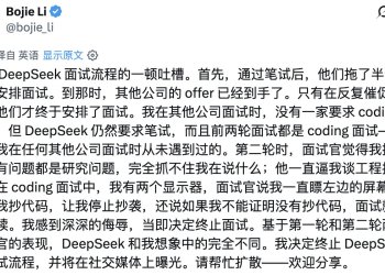 天才少年“吐槽”DeepSeek后，反遭Web3投资人“炮轰”