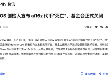 弄潮先溺，「加密xAI」先驱ai16z的落幕