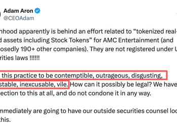 AMC CEO炮轰Robinhood股票代币,同名 Meme 币意外拉涨正股?